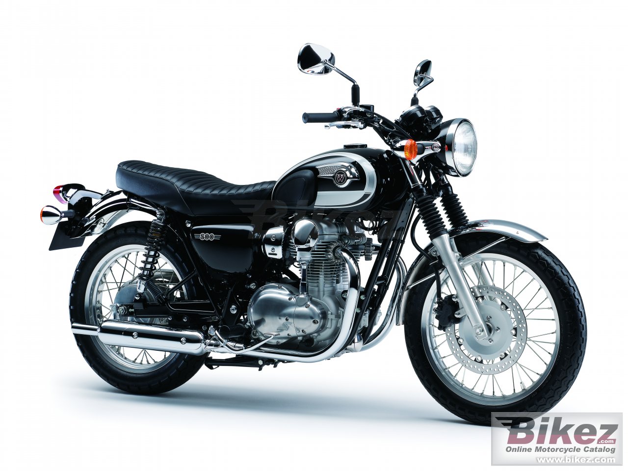 Big Kawasaki w800 picture and wallpaper from Bikez.com